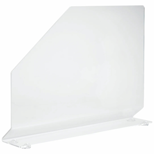 Buy Marketlab 108339, Medium 4.25" x 23.5" x 18" Suction-Cup Splash ...