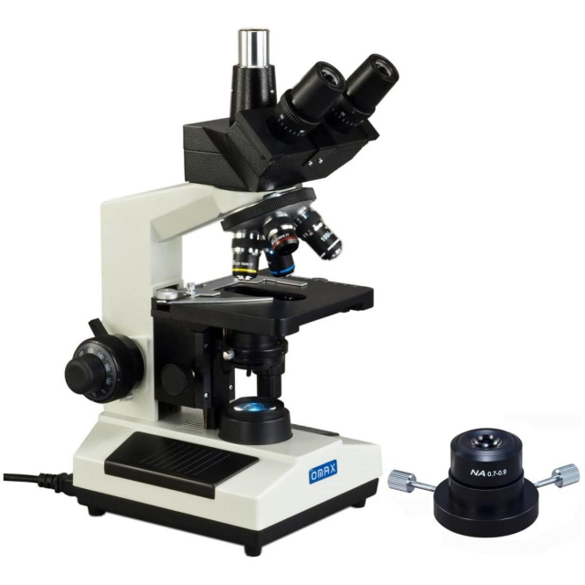 OMAX 40X-2500X Super Speed USB3 18MP Digital Darkfield Trinocular LED Lab Microscope for Live Blood 