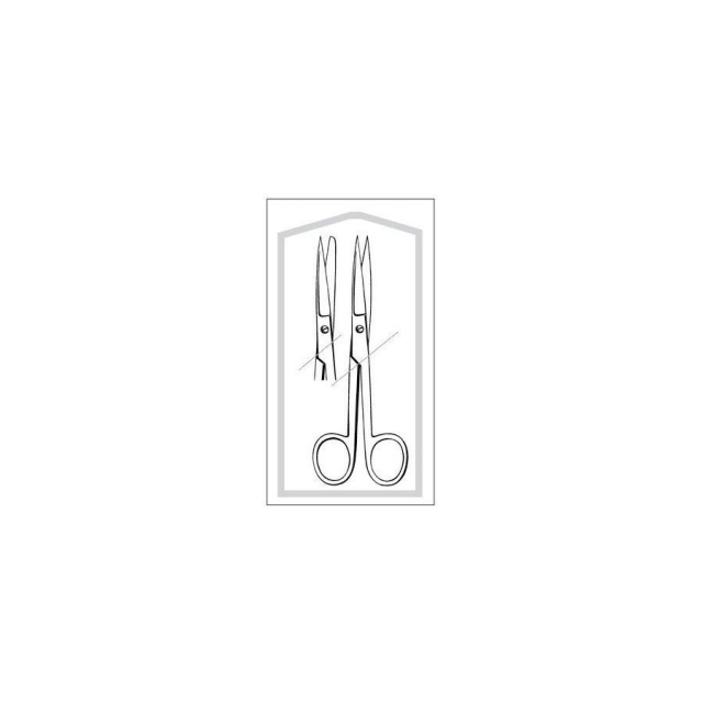 Operating Scissors - Curved, S/B, 5-1/2